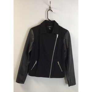 Y2K Light Forever 21 Black Zip Jacket Size Small 🤍